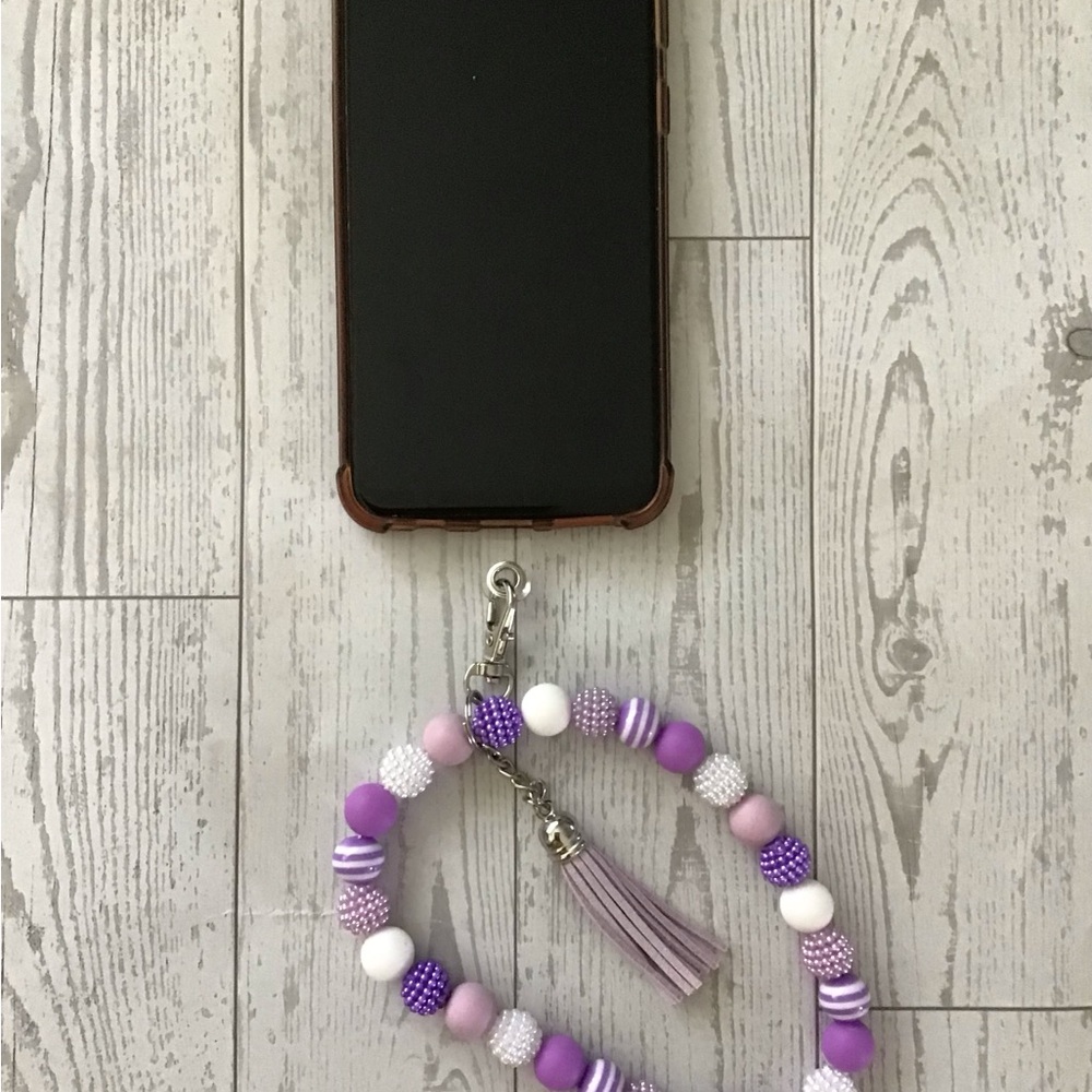Beaded Phone Wristlets